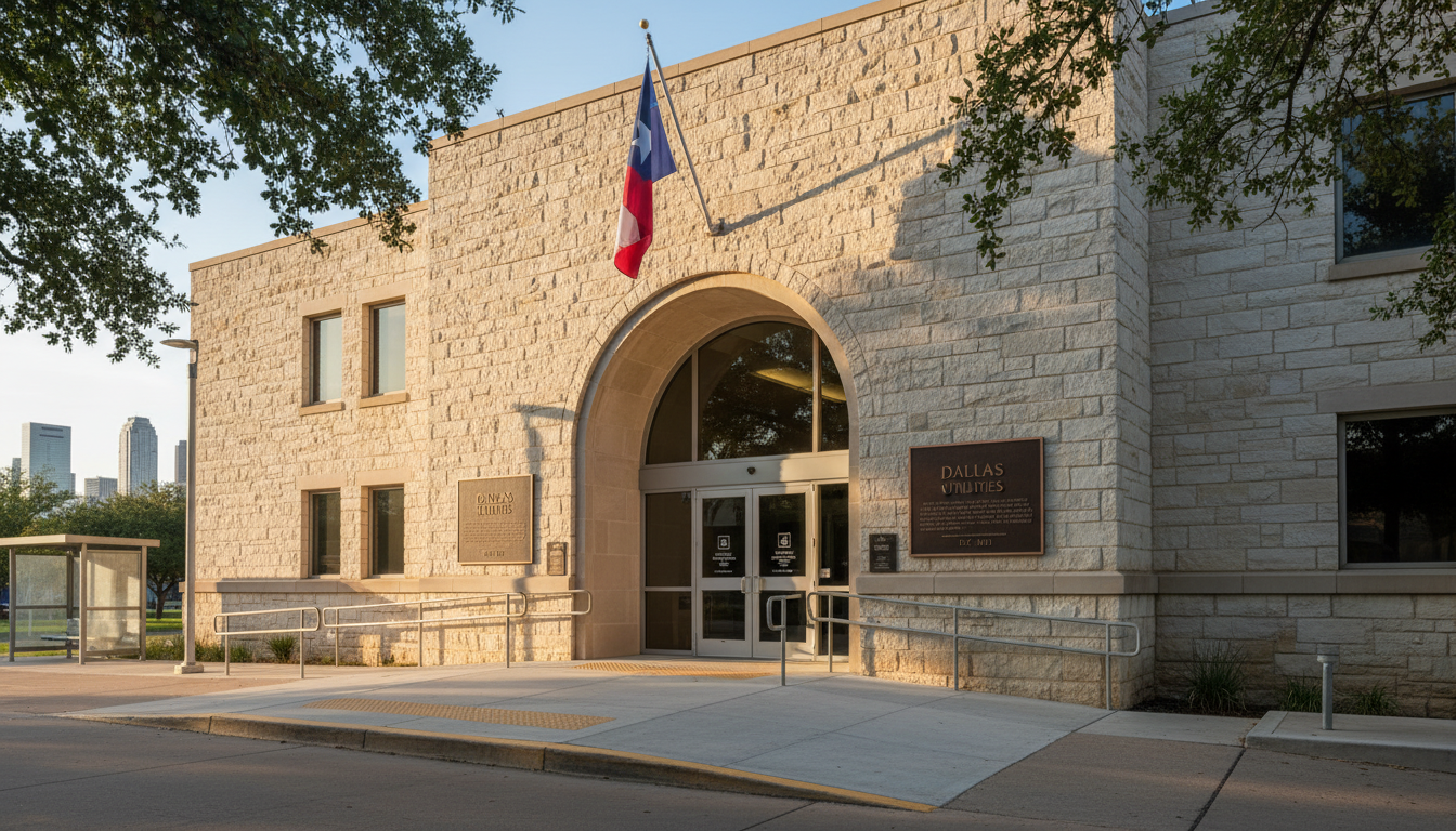 Dallas Water Utilities office building exterior